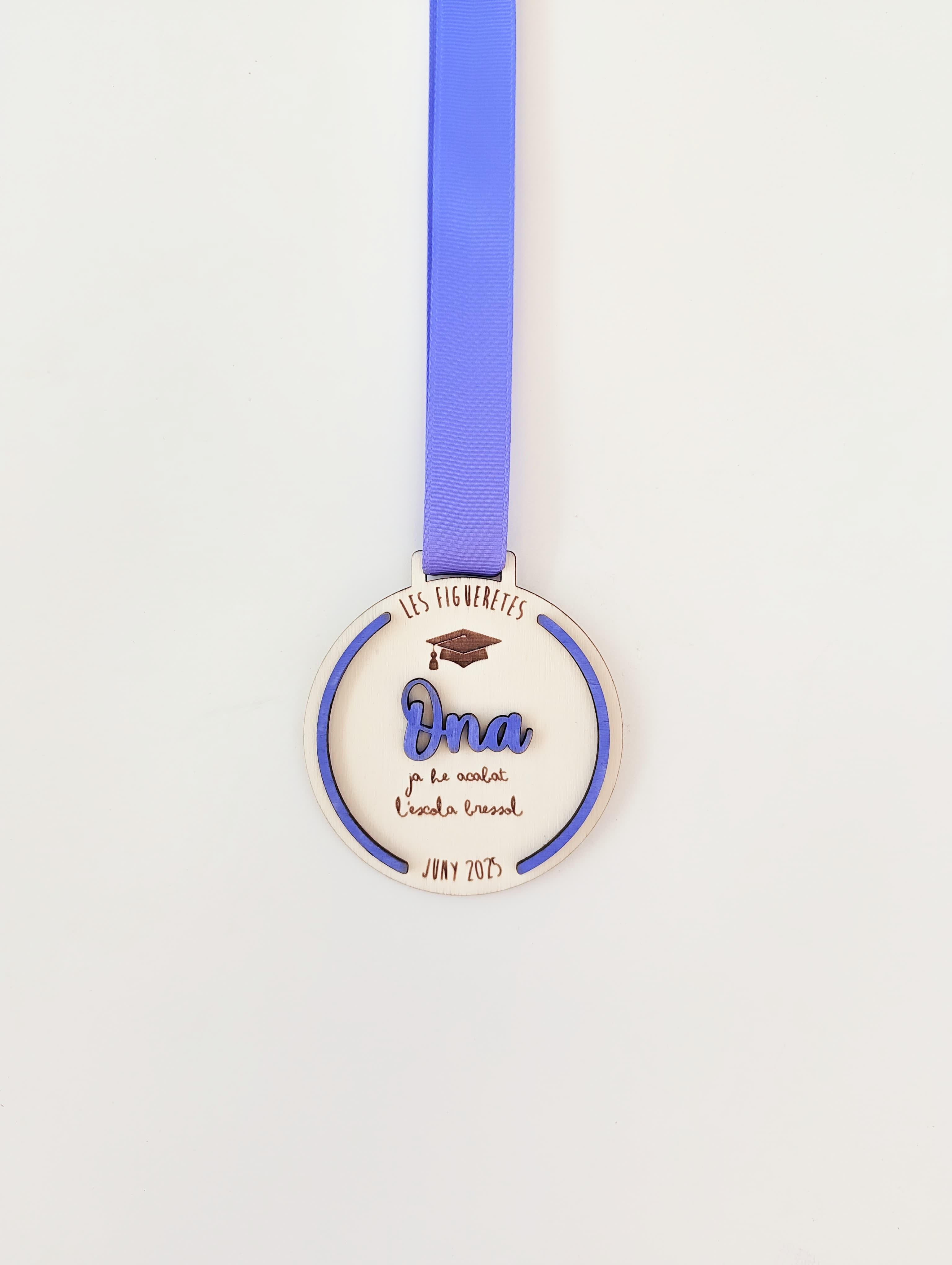 Medalla fins de curso personalizada