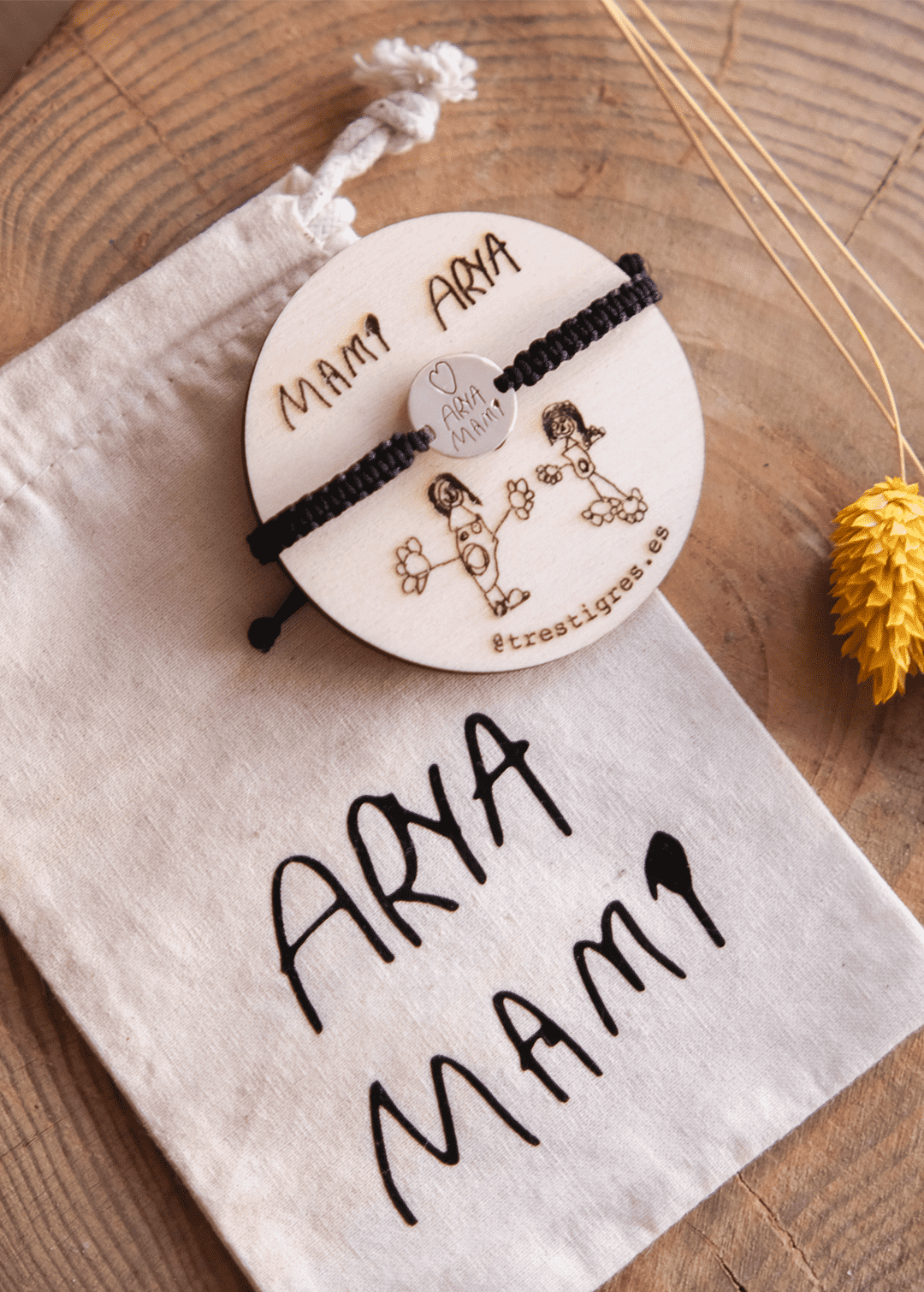 Pulsera Redonda con dibujo personalizada