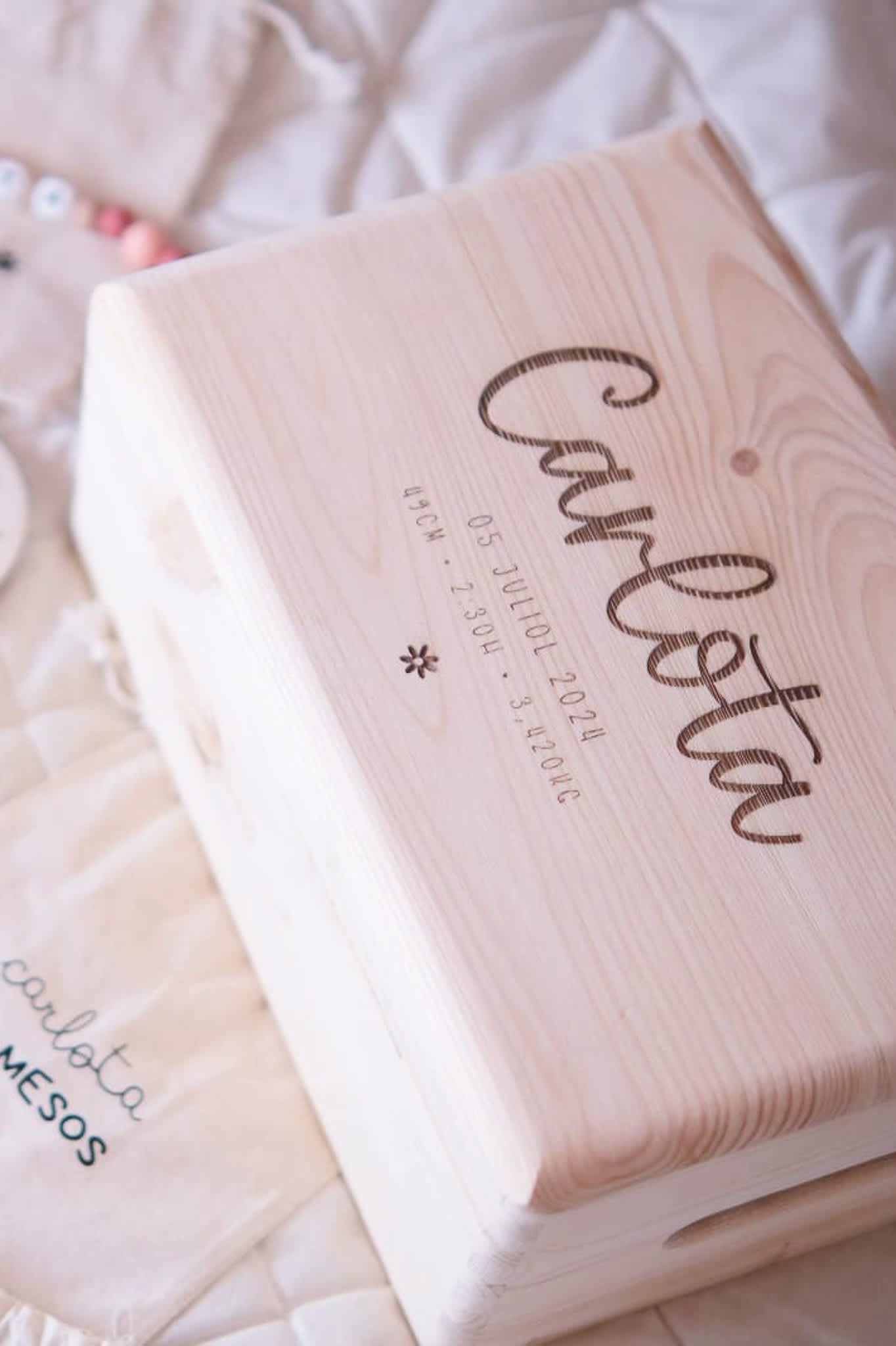 Caja madera personalizada de madera
