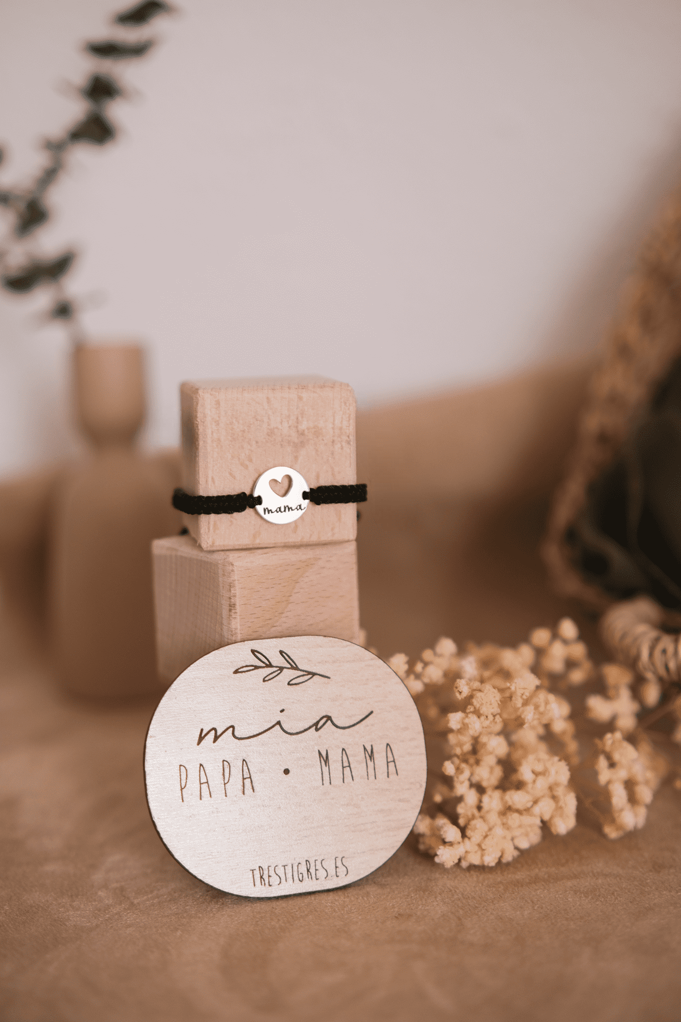 Pulsera Mama con corazón