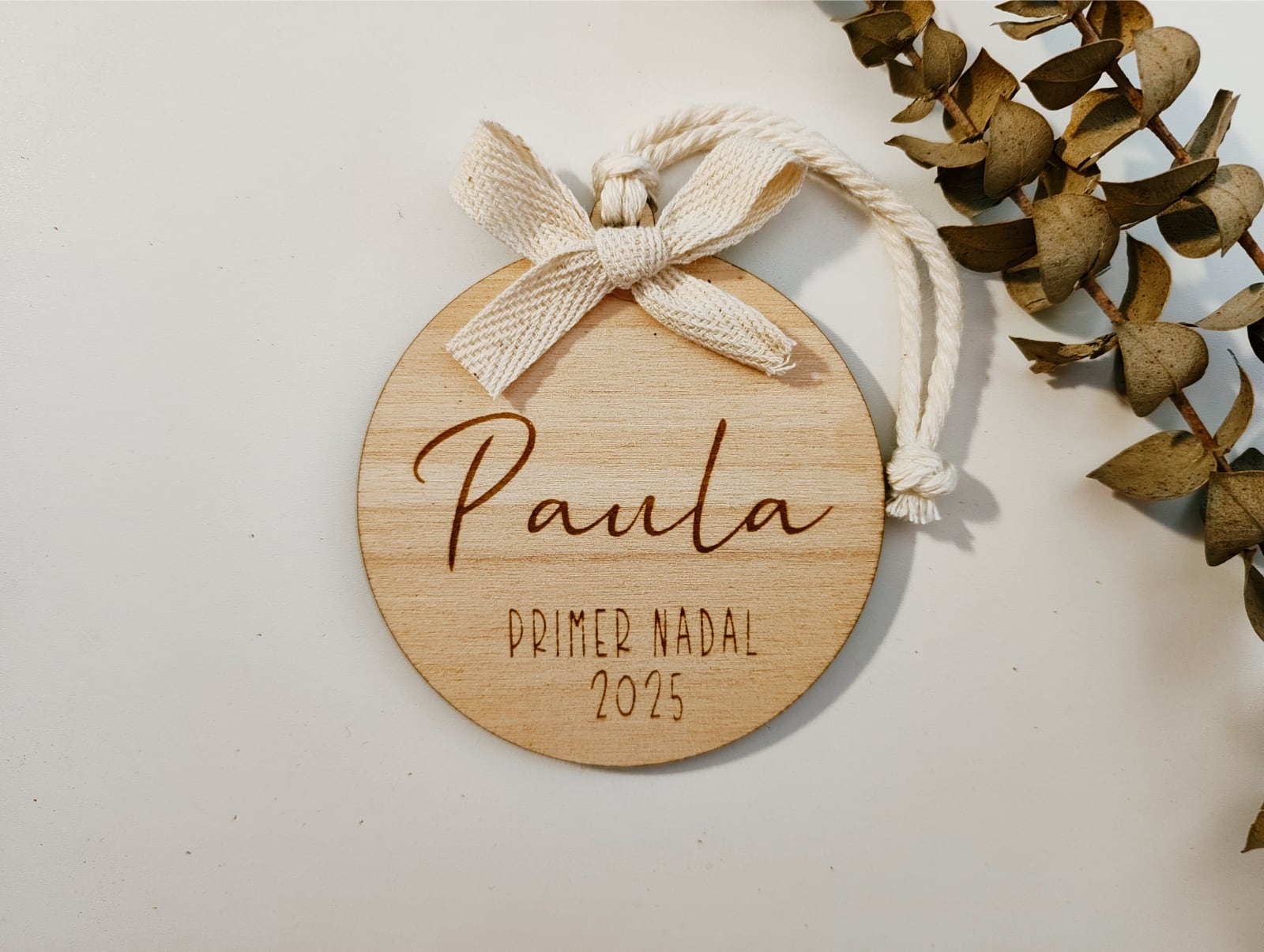 Bola de primer Nadal amb llaç