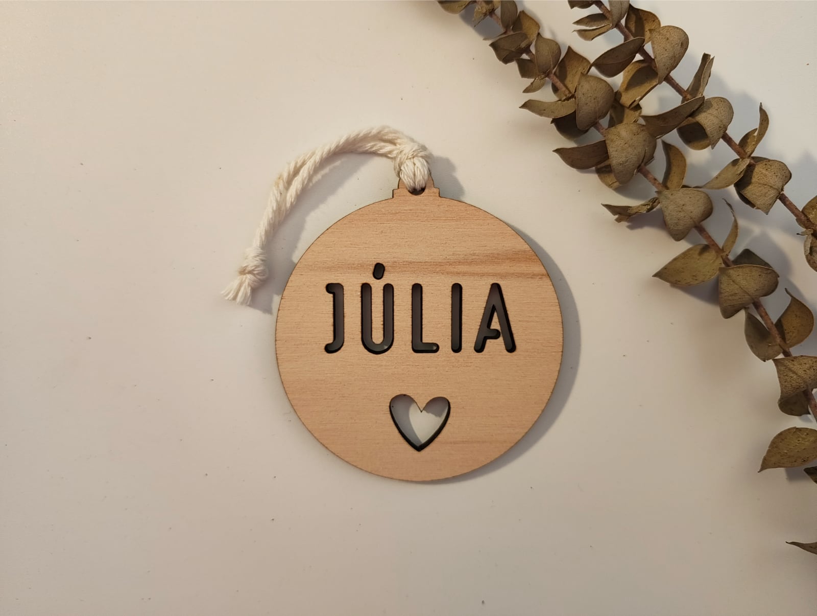 Bola Nadal nom retallat amb cor