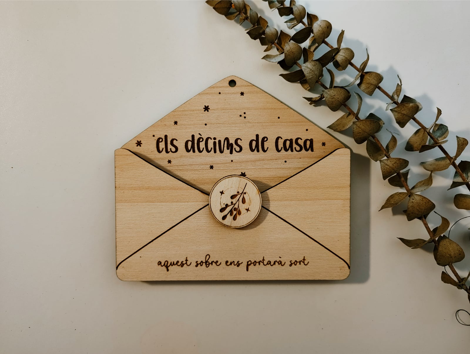 Sobre de fusta Loteria