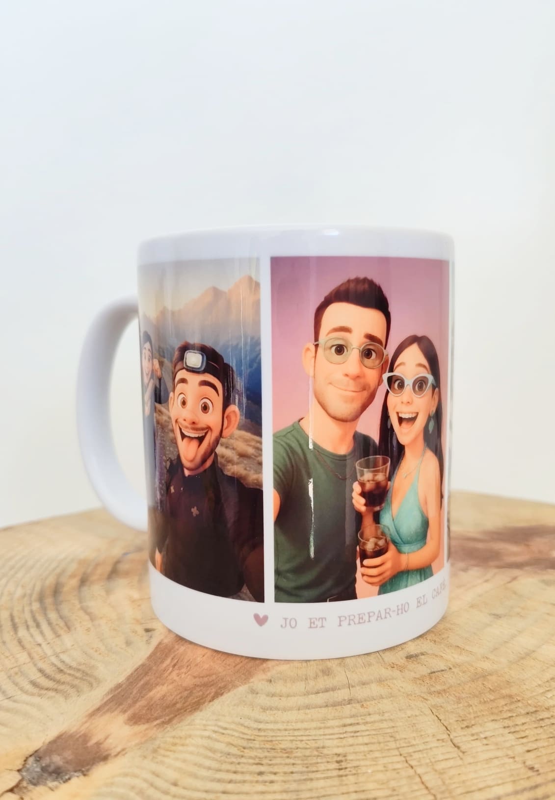 Taza de cerámica blanca personalizable – 325 ml