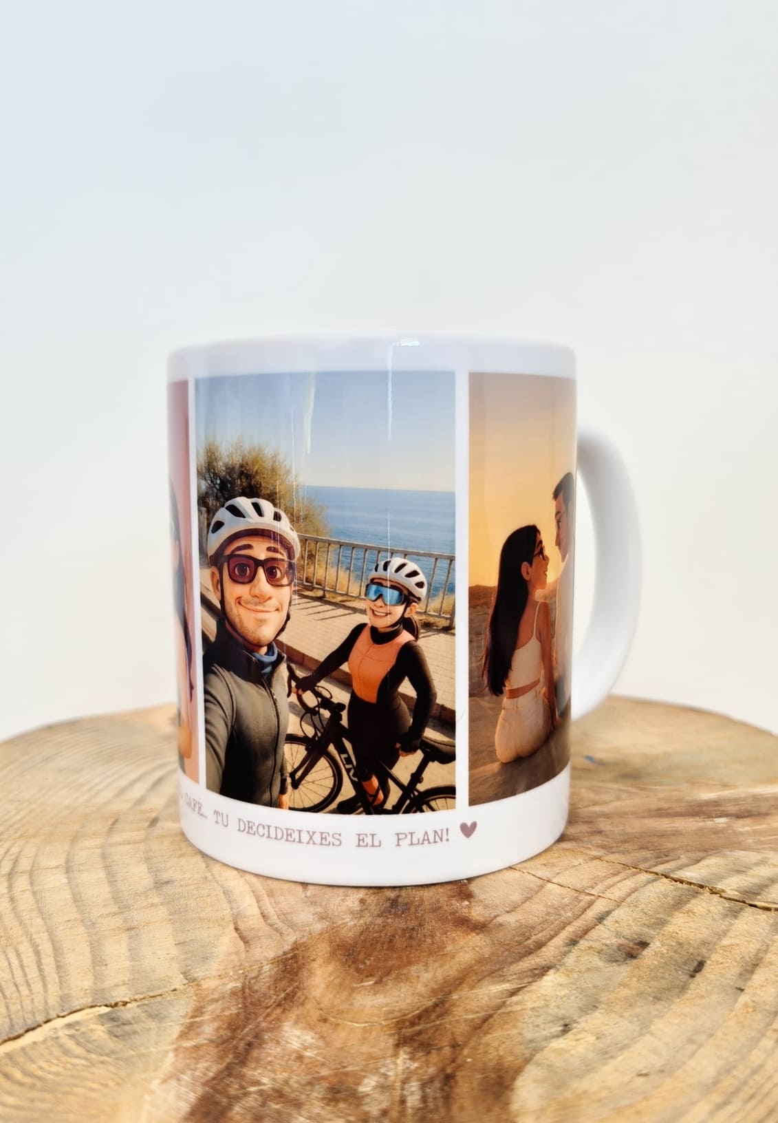 Taza de cerámica blanca personalizable – 325 ml